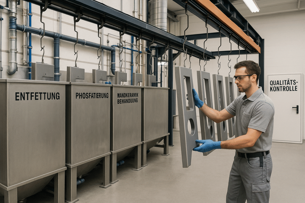 Vorbehandlung zur Pulverbeschichtung