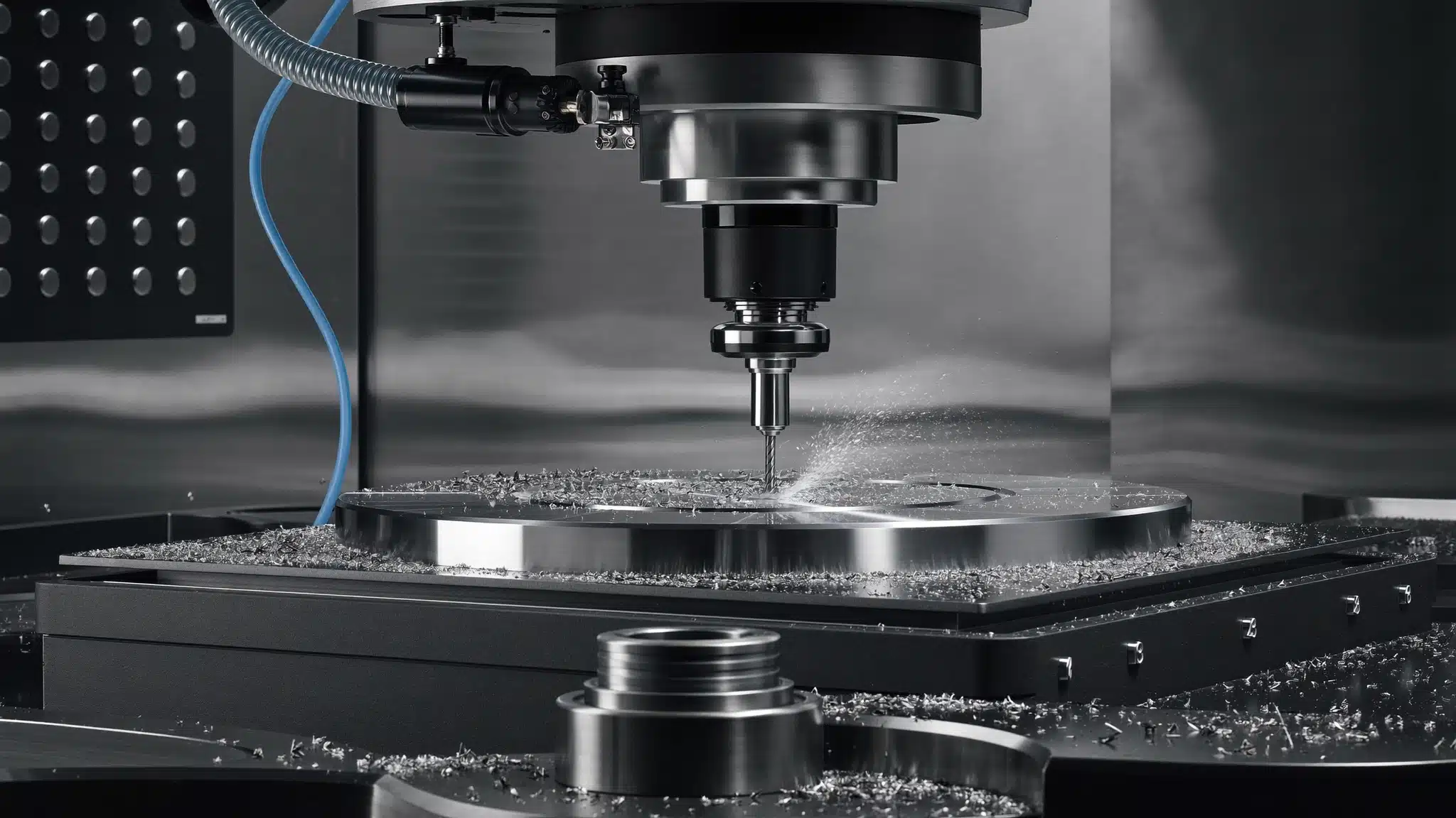 CNC-Fräsen auf einem modernen Bearbeitungszentrum bei der FUTRONIKA AG